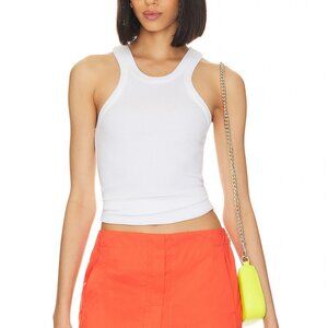 NWOT AGOLDE Ribbed Tank Top white sz. M